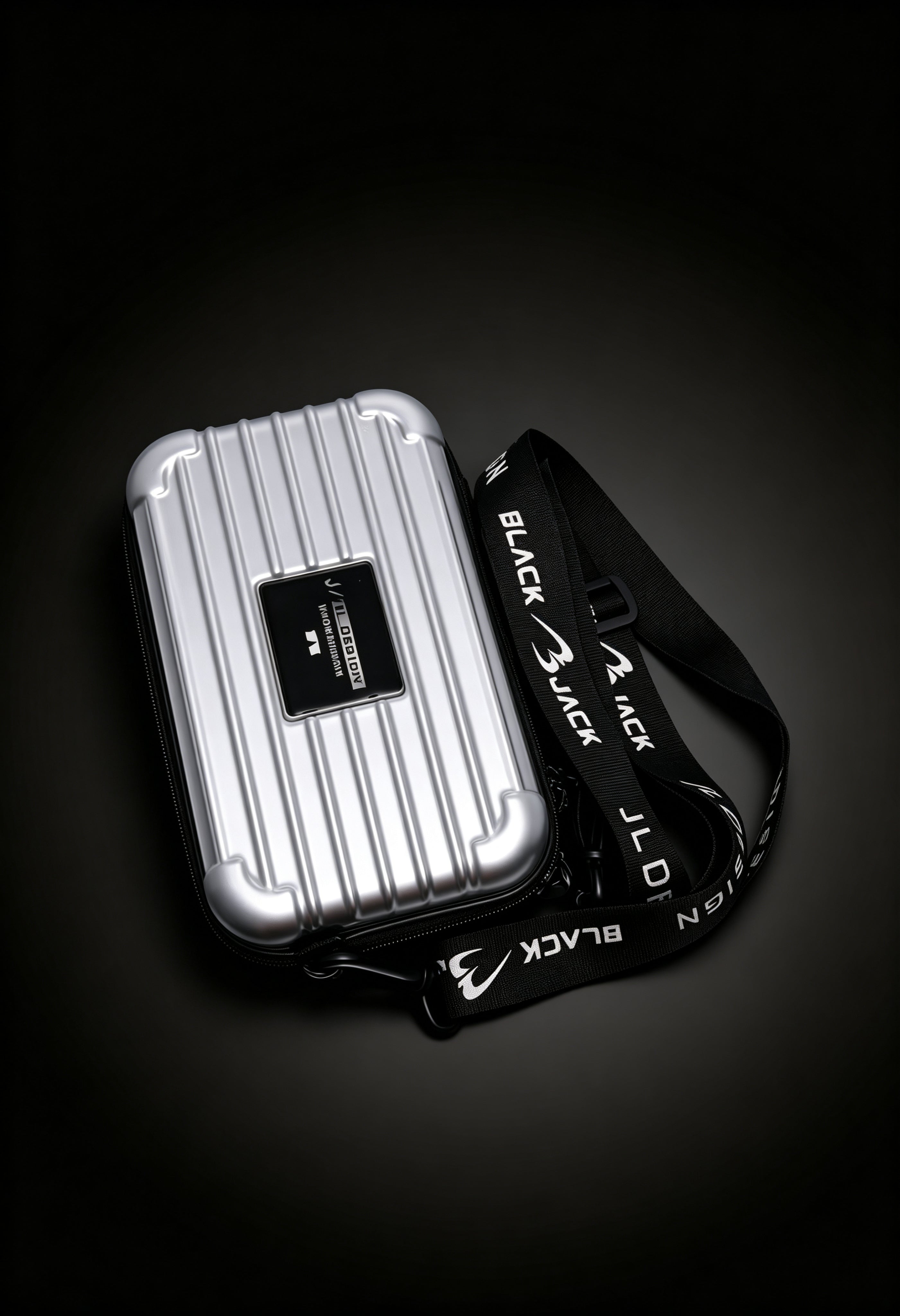 Premium aluminium sport case with shoulder strap